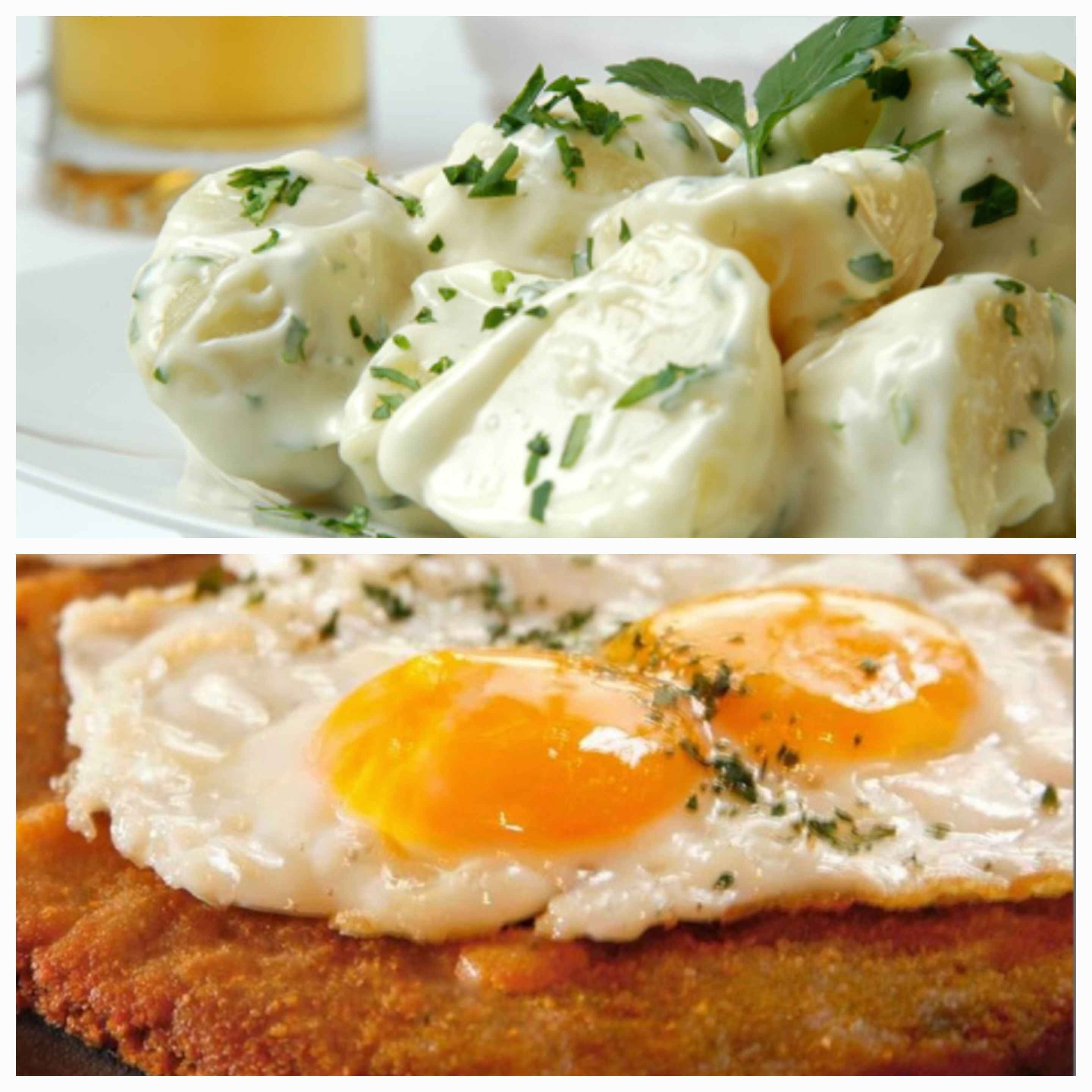 Menú del día en el local.