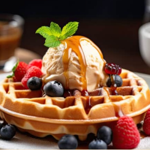 Wafle frutos rojos