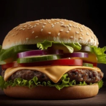 Hamburguesa mexicana.