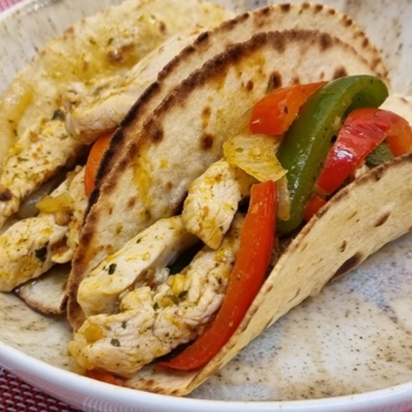 Tacos de pollo.
