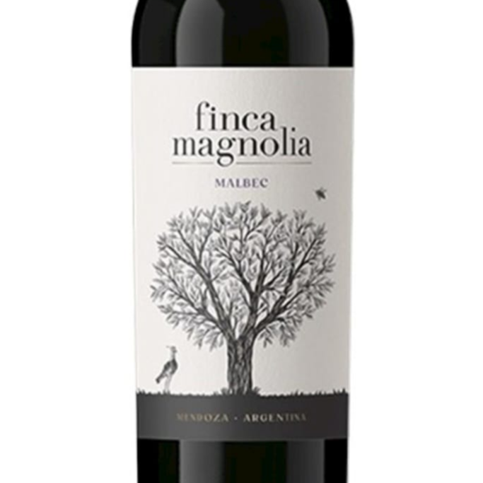 Vino Finca magnolia malbec.