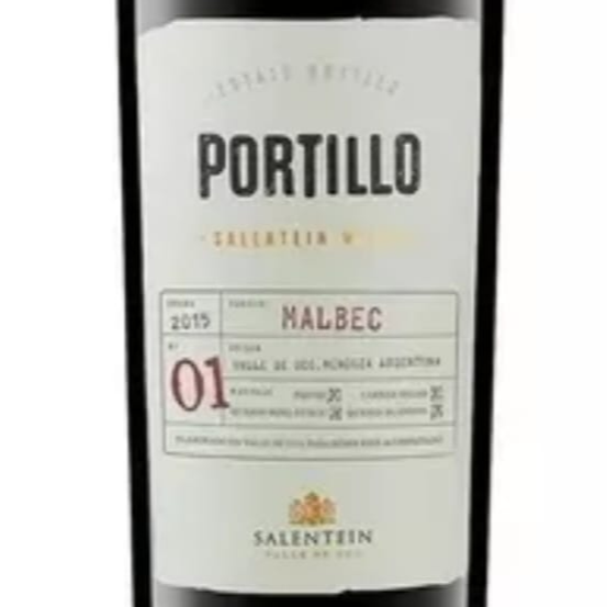 Vino Portillo Malbec 375cc.