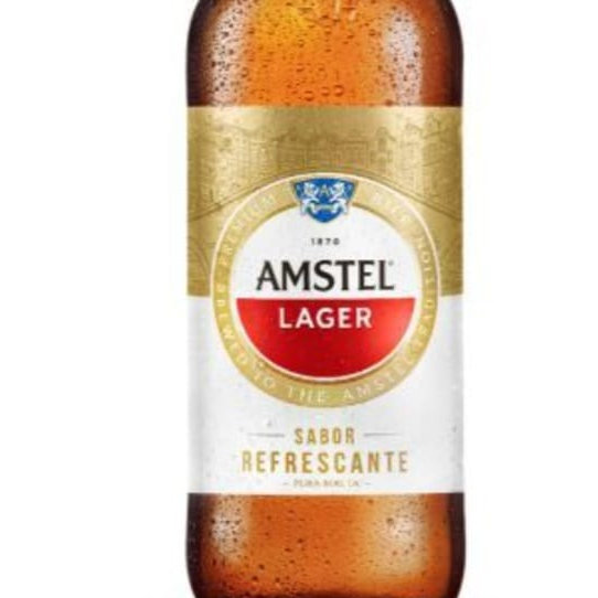 Cerveza  Amstel lager.