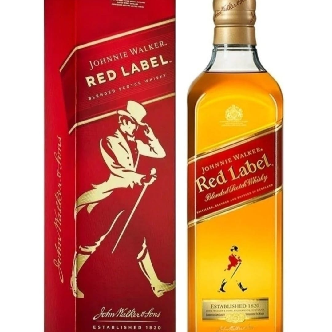 Johnnie Walker Red Whiskey.